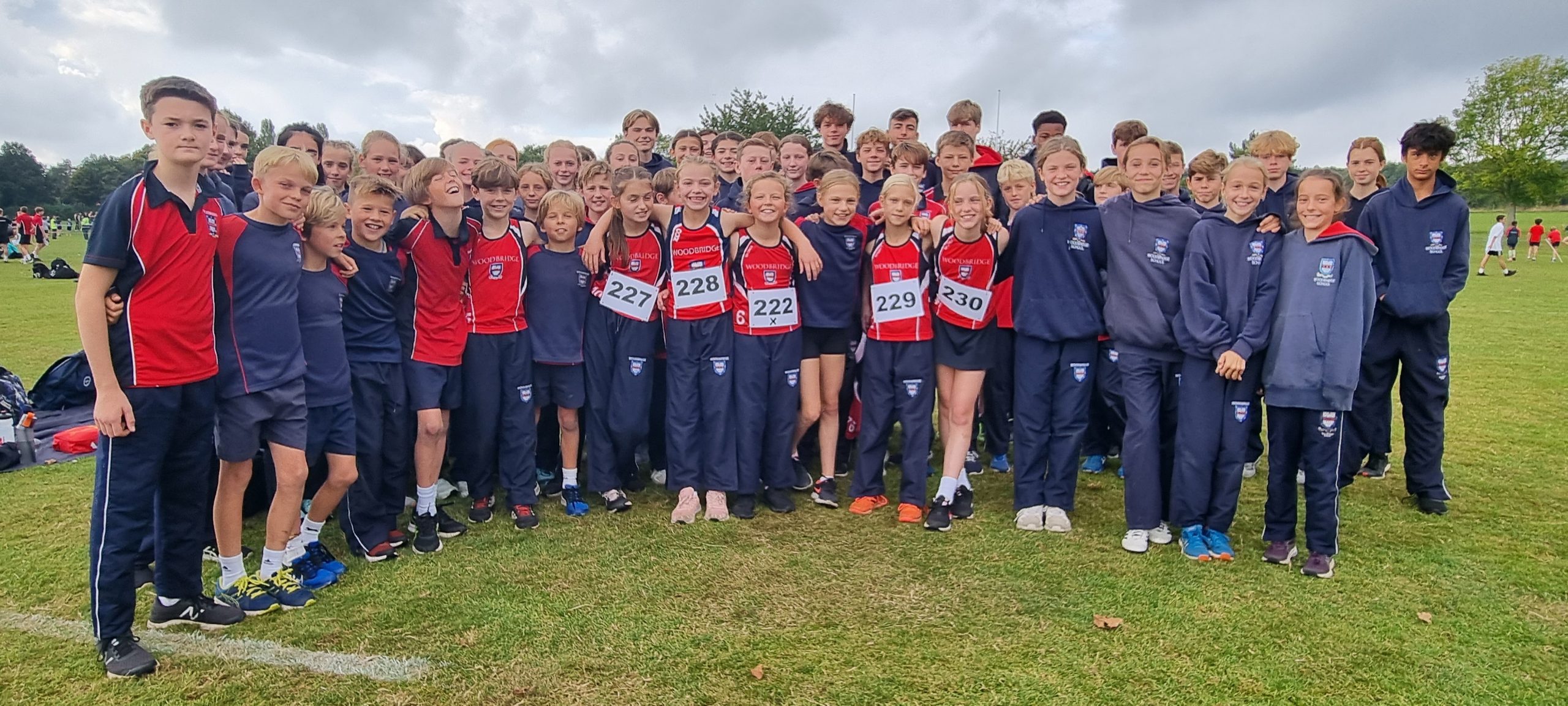 Medals for Woodbridge at First of Three Suffolk Schools Cross Country