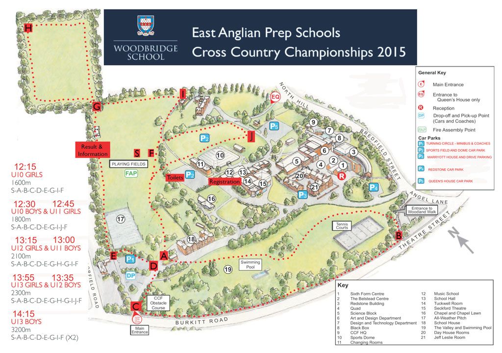 East Anglian Prep Schools Cross Country Championships 2015 - Woodbridge 